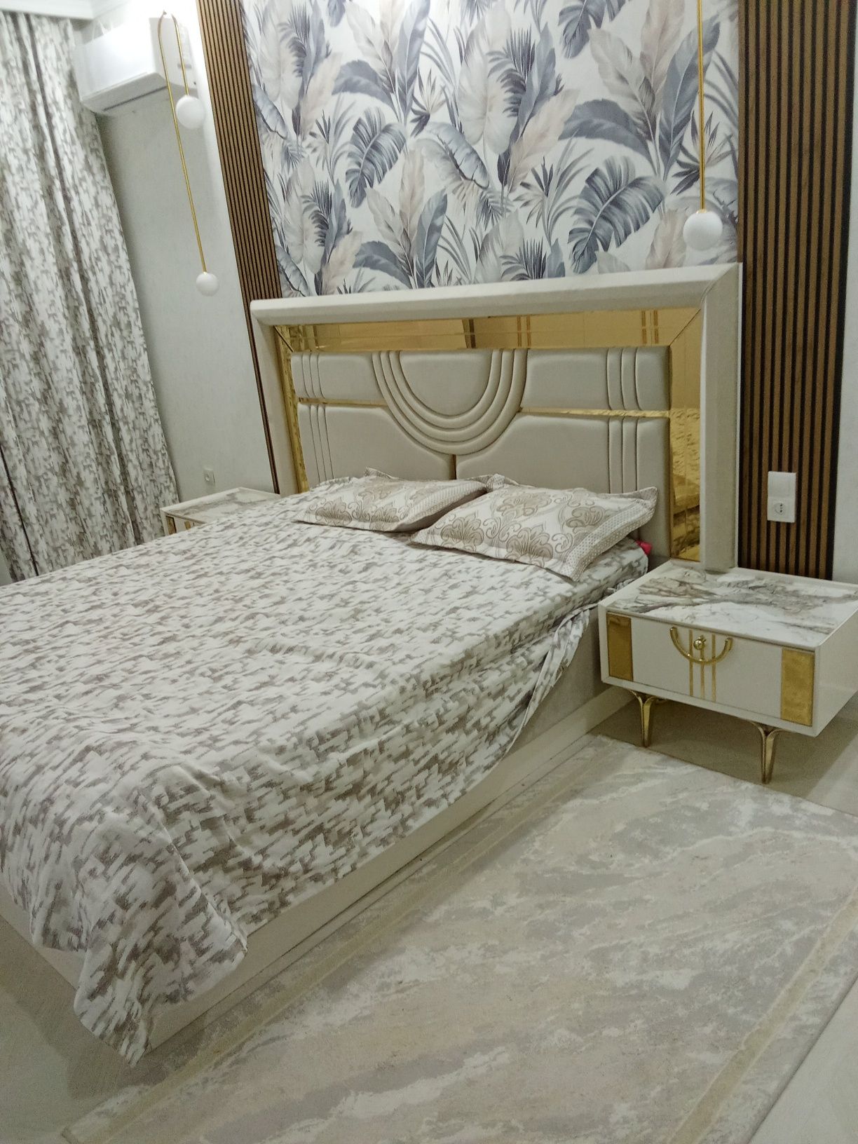Спальный кровать новый