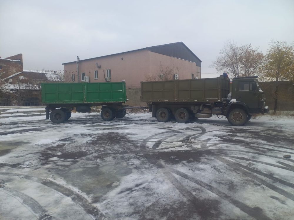 Камаз 55102 с прицепом