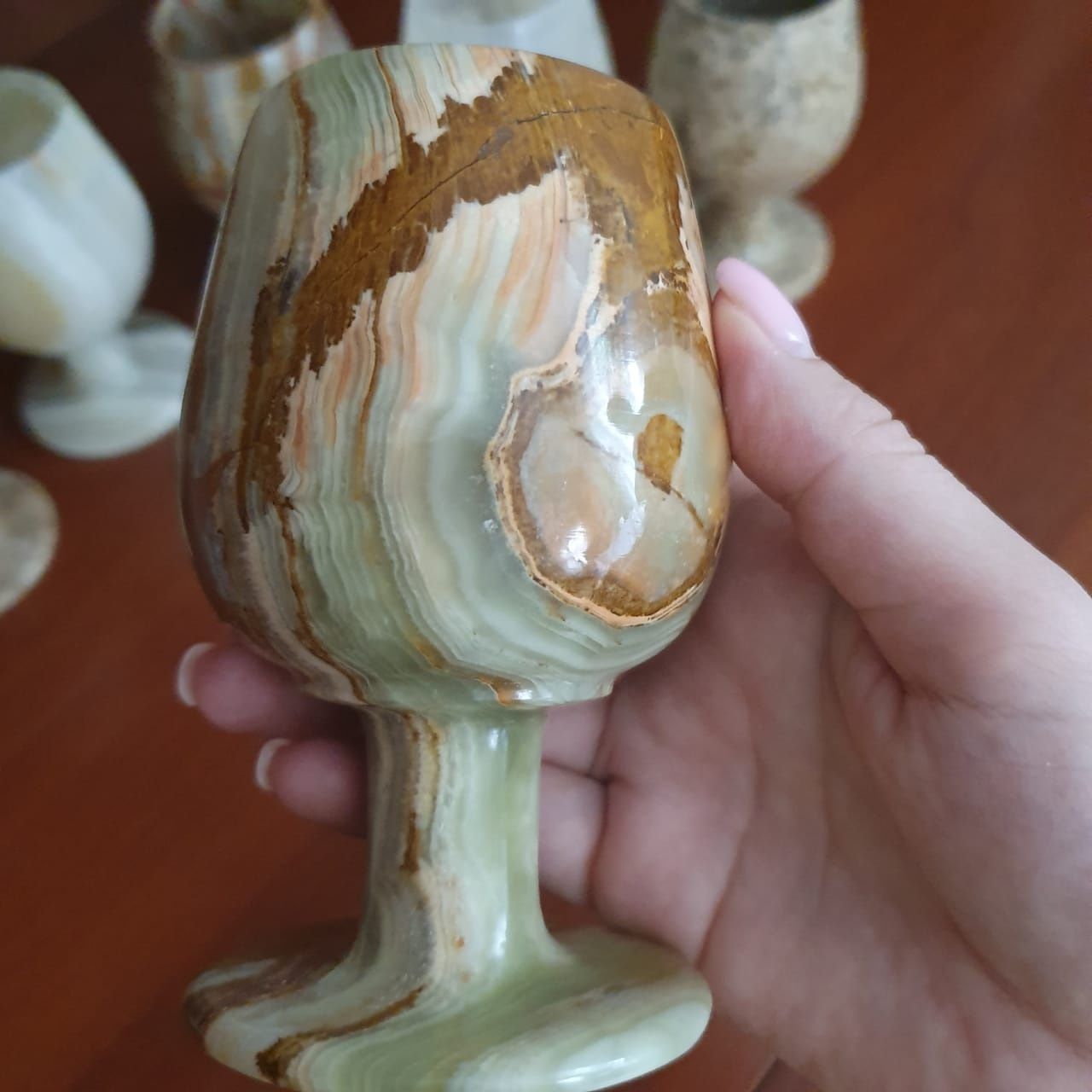 Продам фужеры из оникса