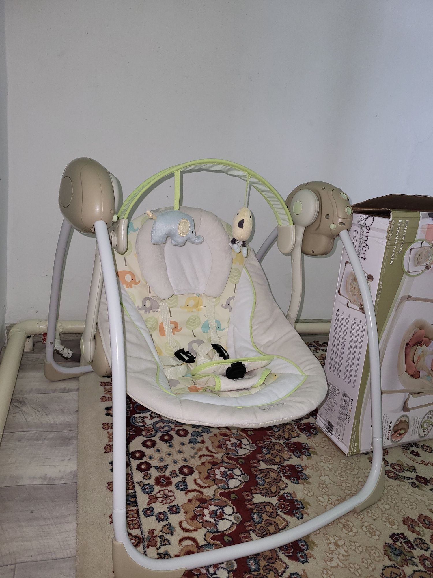 Качели  шизлонг детские
