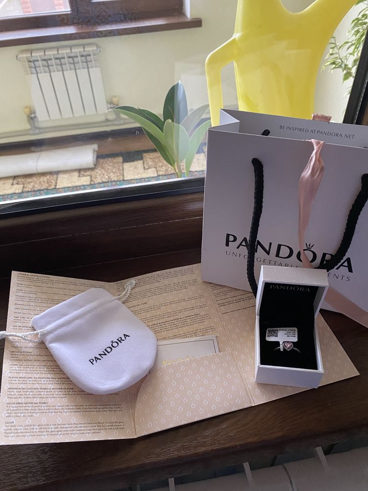 Pandora кольцо 17 размер
