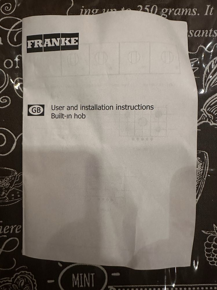 Газовая Плита FRANKE Италия