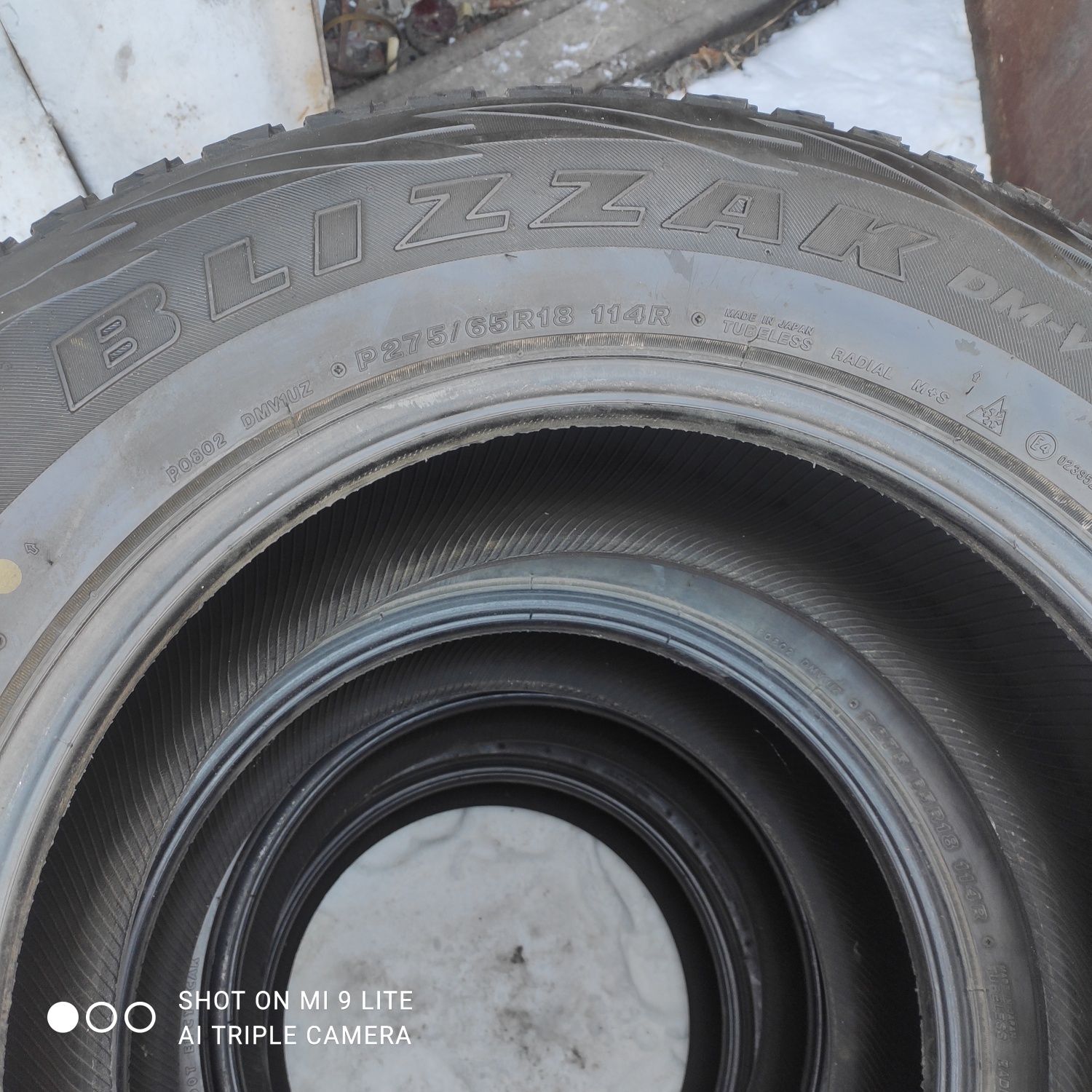 Продам Шины, Bridgestone Blizzak, 275/65 R18 114R.