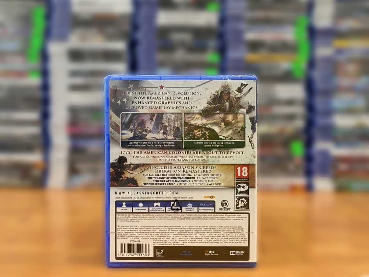Новый Assassin's Creed III: Обновленная версия Remastered PS4/PS5