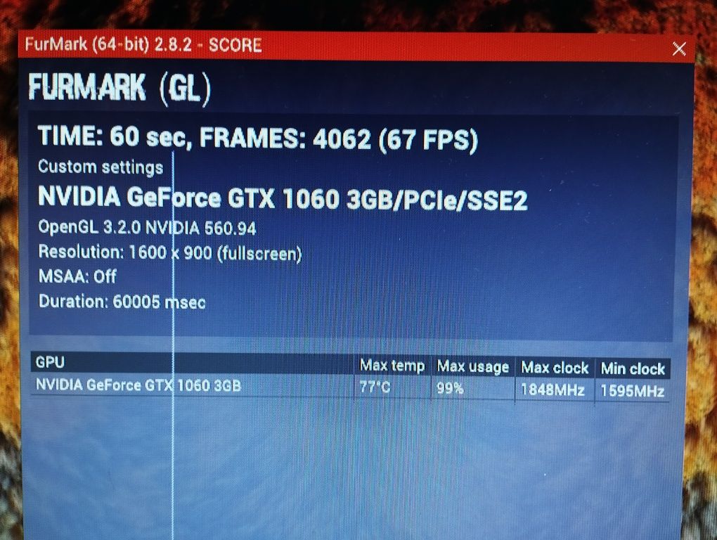 Gigabyte GeForce GTX 1060 3Gb