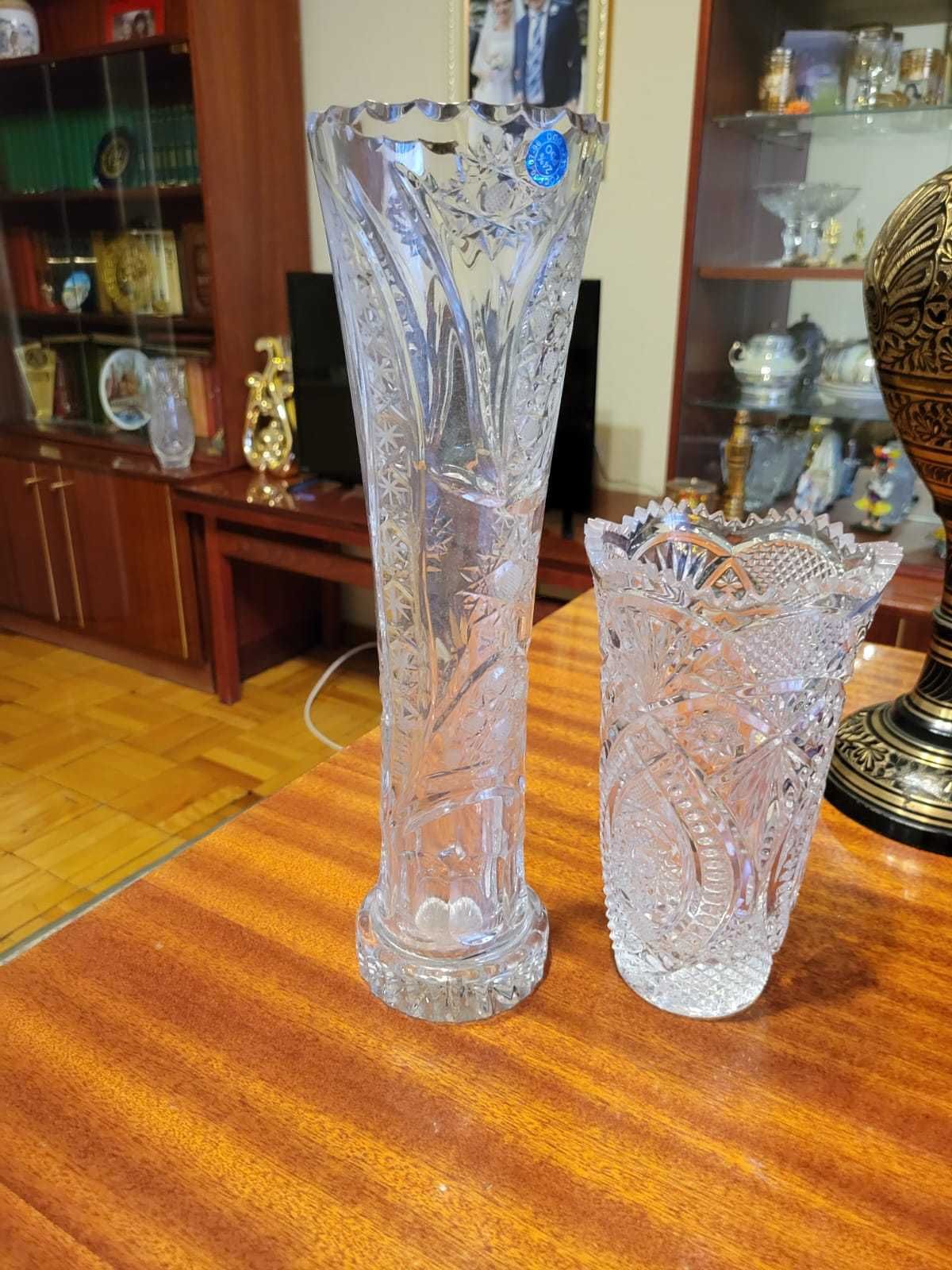 Шикарная посуда из хрусталя, винтаж (Чехия, Россия)