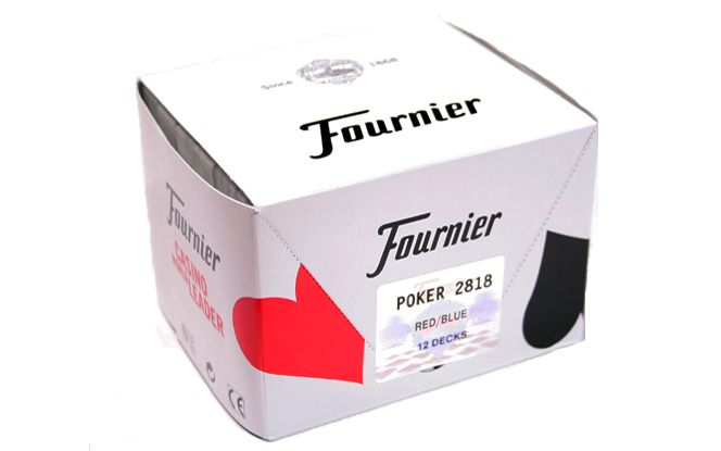 Карты Fournier 2818. Покерные карты. Poker. 12 колод.