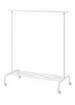 Вешалка напольная IKEA Ригга, металл, 111x175 см, белый