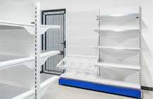 Торговые стеллажи, разнообразие и выбор комплектующих aets
