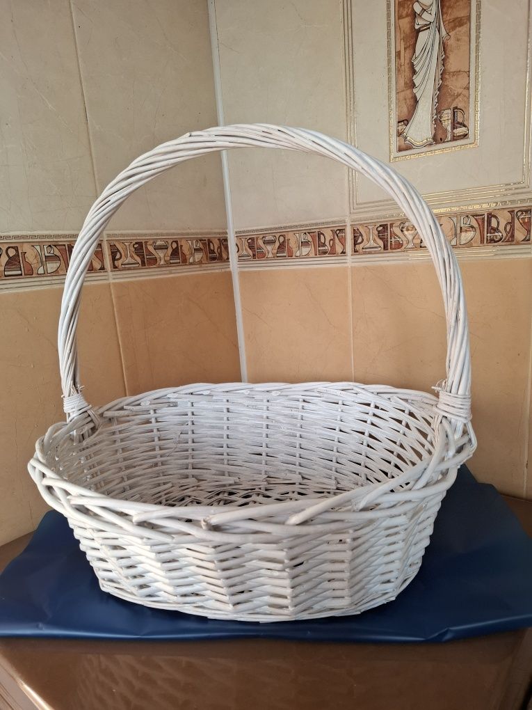 Корзина большая 45 см, плетёная.УЛ.СПАССКАЯ