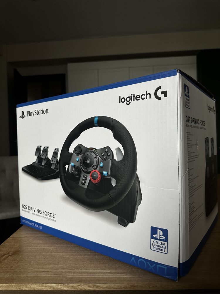 Игровой руль Logitech G29, для Playstation 5 и Playstation 4