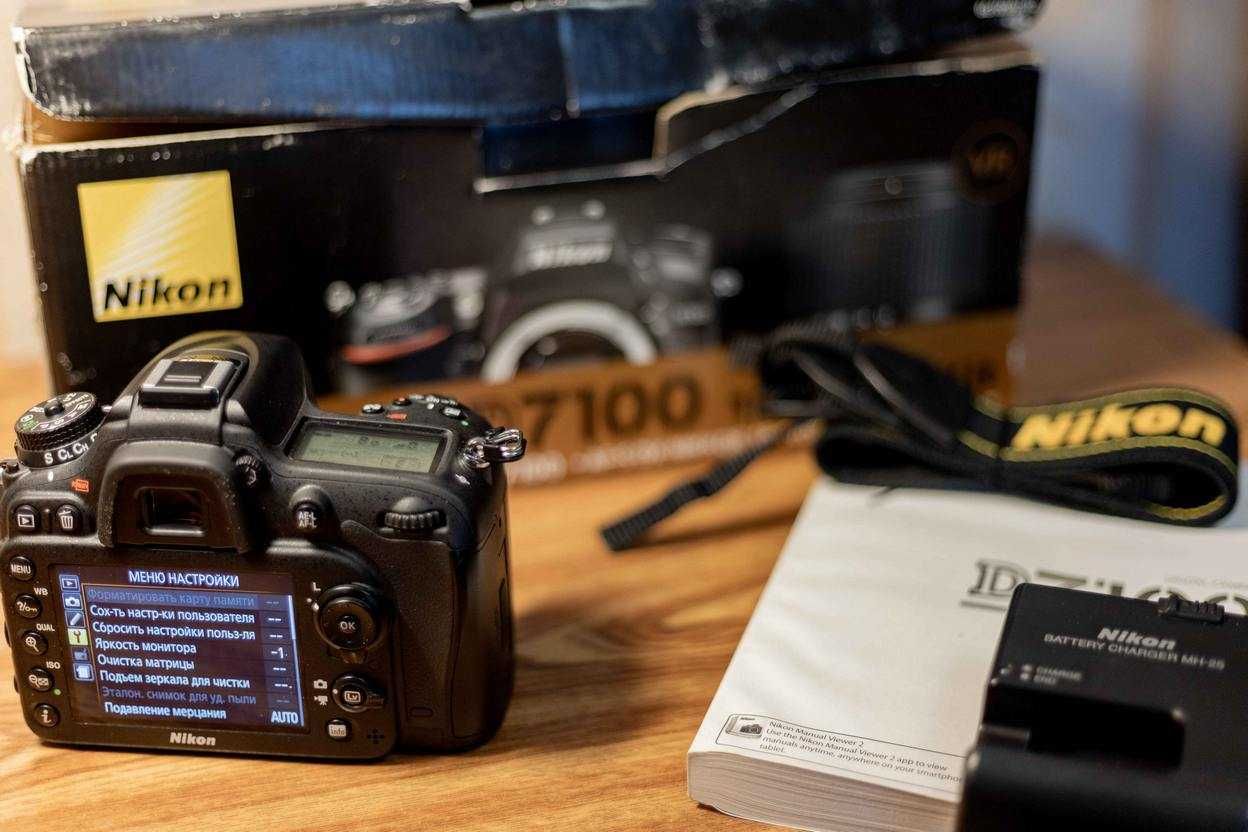 Nikon d7100. Тушка. Состояние новой камеры.