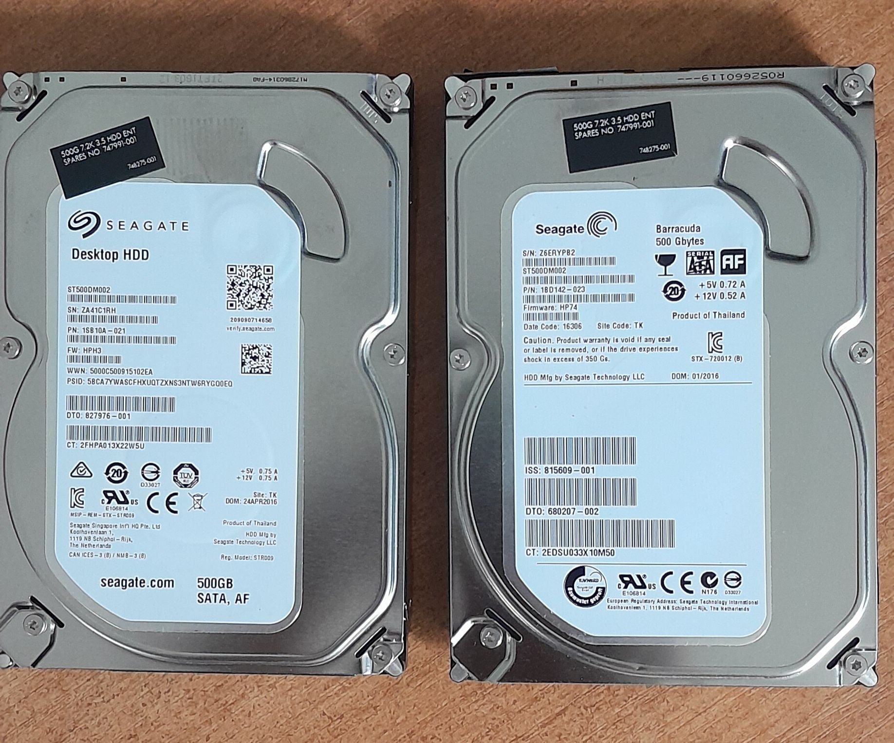 Жесткий диск для ПК/HDD/3,5/500 гб/ 1 тб