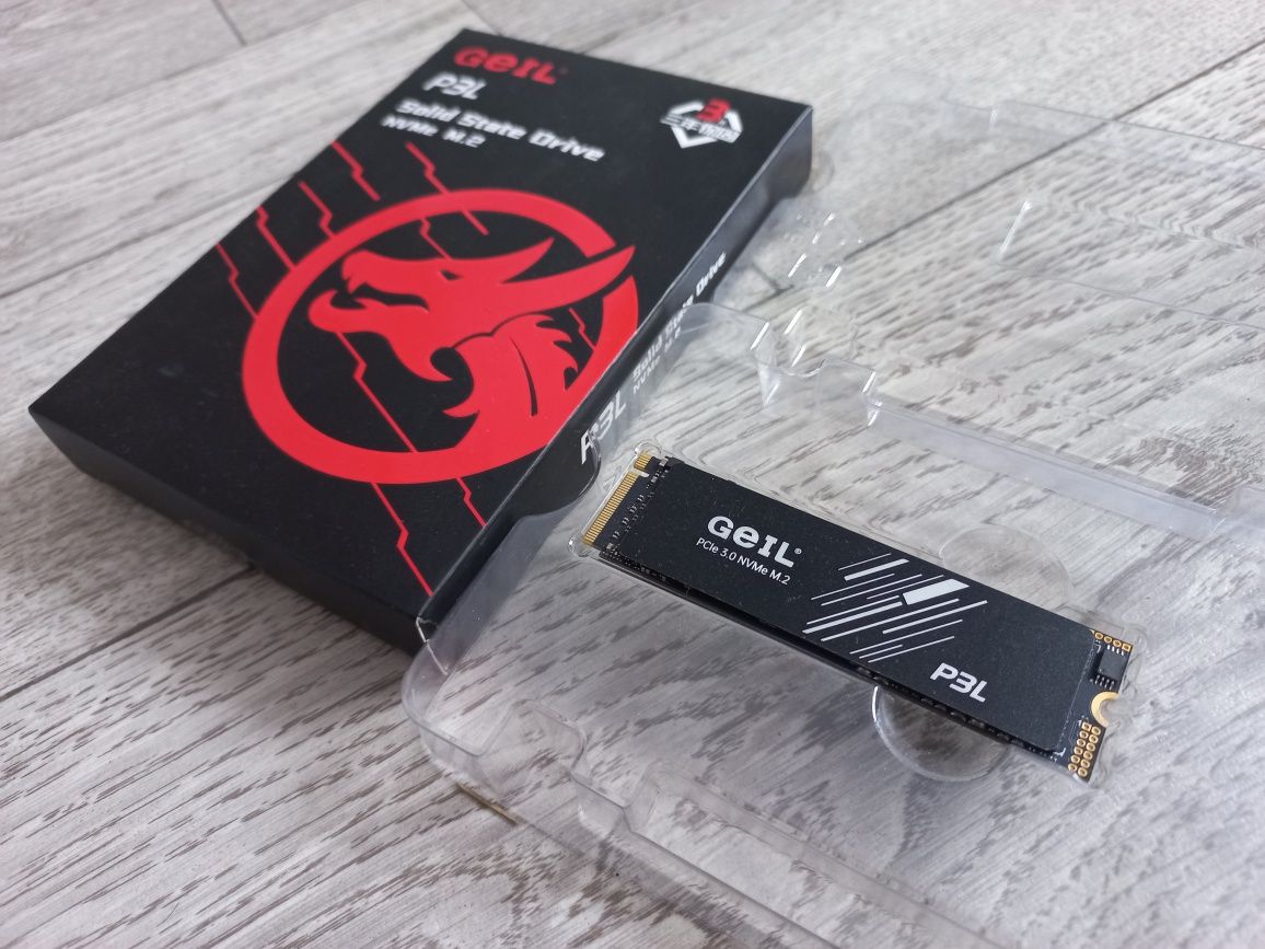 M.2 SSD диск GEIL P3L 512GB, NVMe! Состояние идеальное!!!