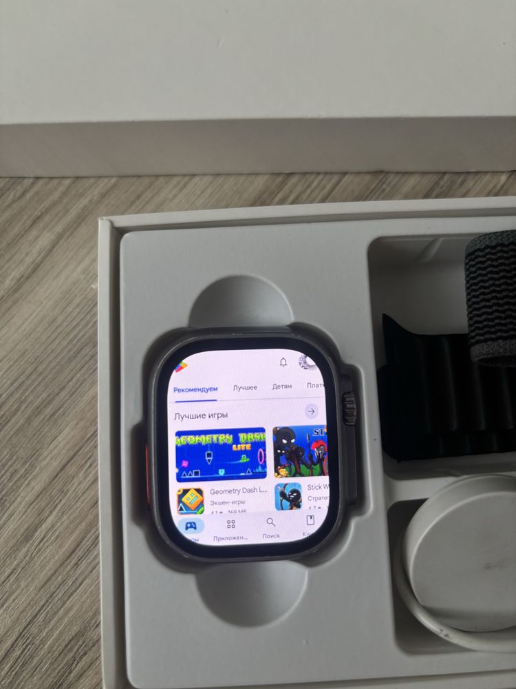Продам 4G смарт часы hk ultra one в отличном состоянии