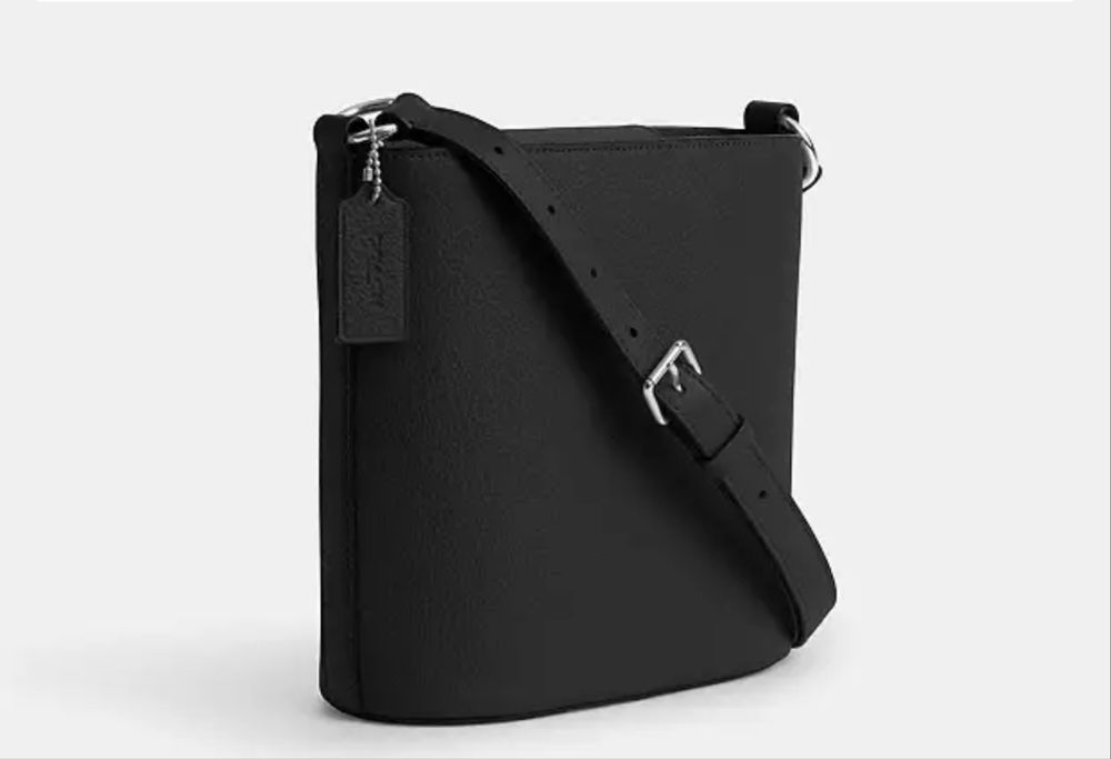 Сумка  Bucket Bag, COACH, кожаная, новая