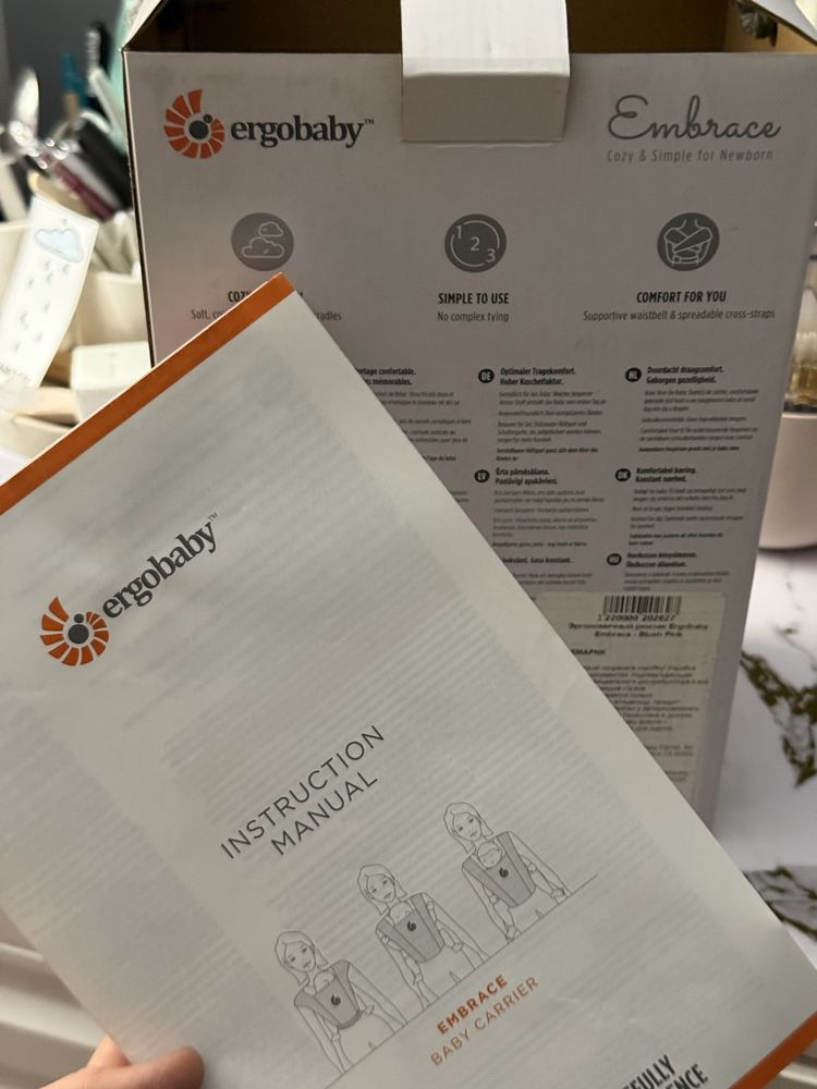 срочно продам ergobaby embrace эргорюкзак оригинал