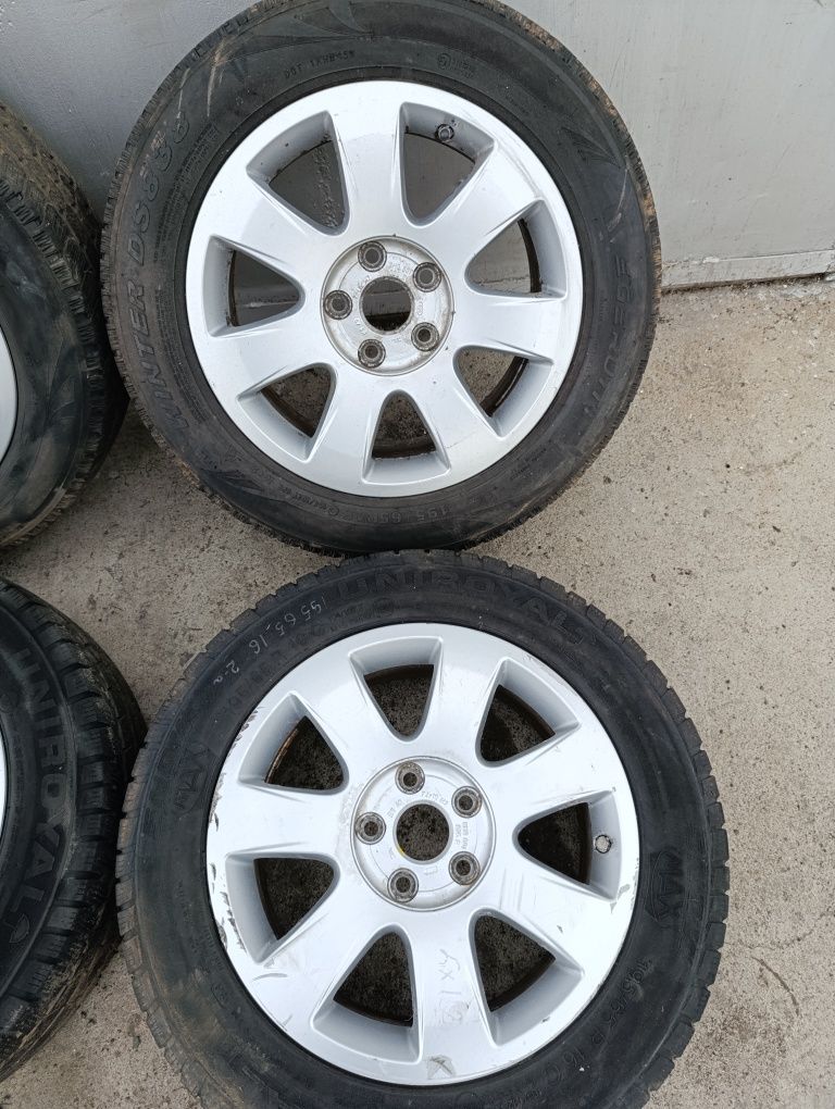 Диски л.п R16 с резиной 5*112 на Ауди