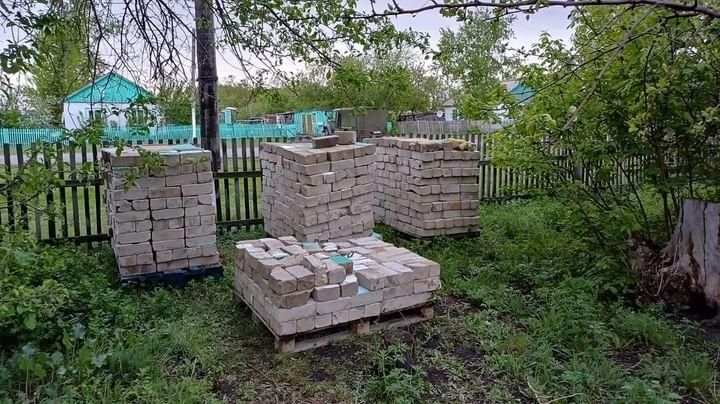 Продам белый силикатный кирпич б/у