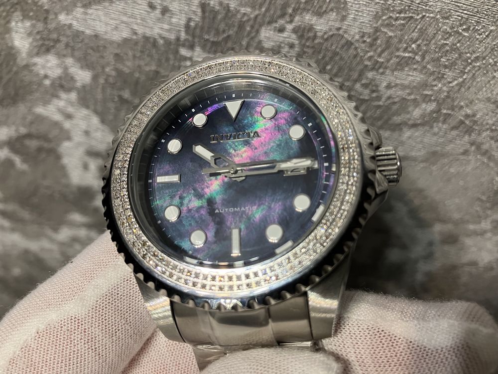 Часы мужские, с бриллинтами, Style Rolex