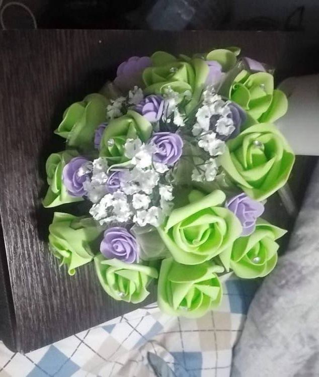 Свадебное платье,букет невесты,фата.