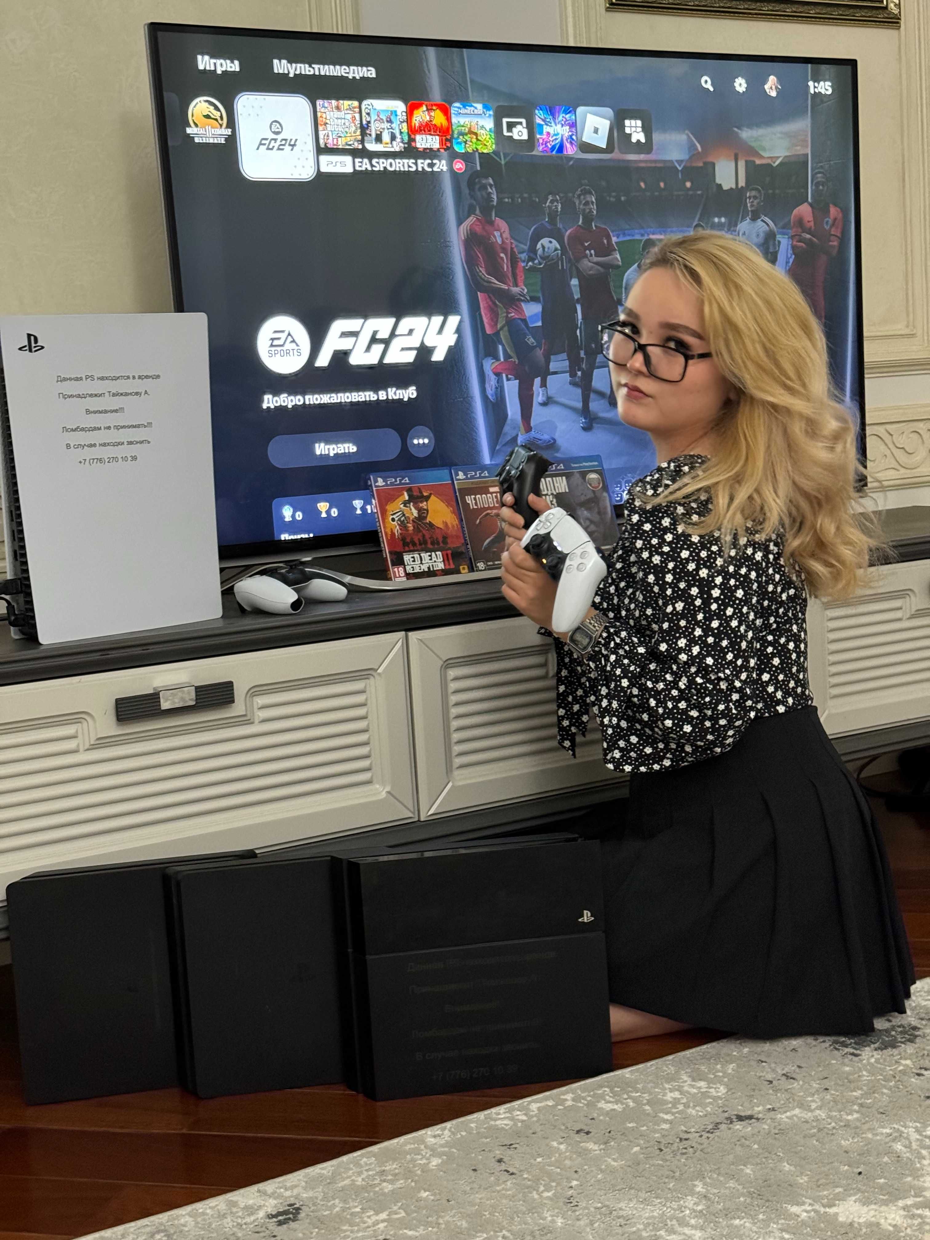 Аренда пс ps 5,4 на сутки.Прокат приставки. Playstation 4,5 в аренду