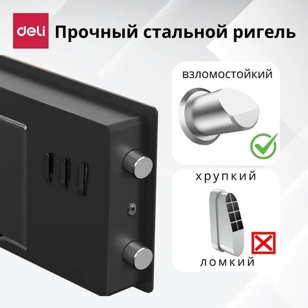 Сейф электронный замок+ключ