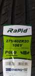 275/40R20 Rapid P609 106Y