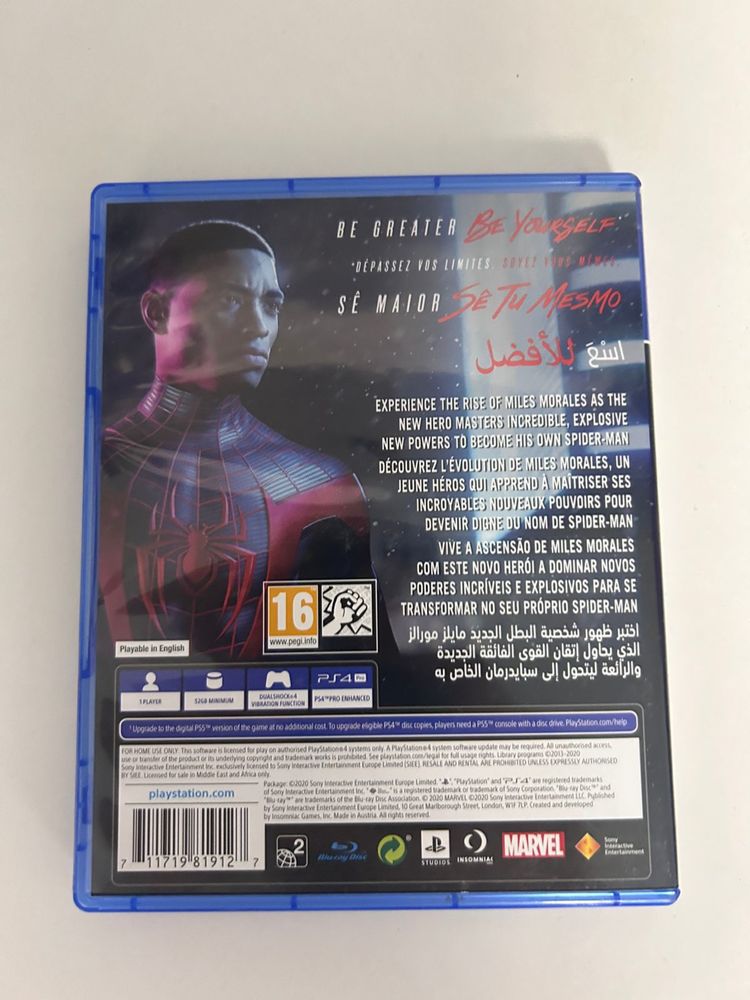 Продам Spider Man Miles Morales