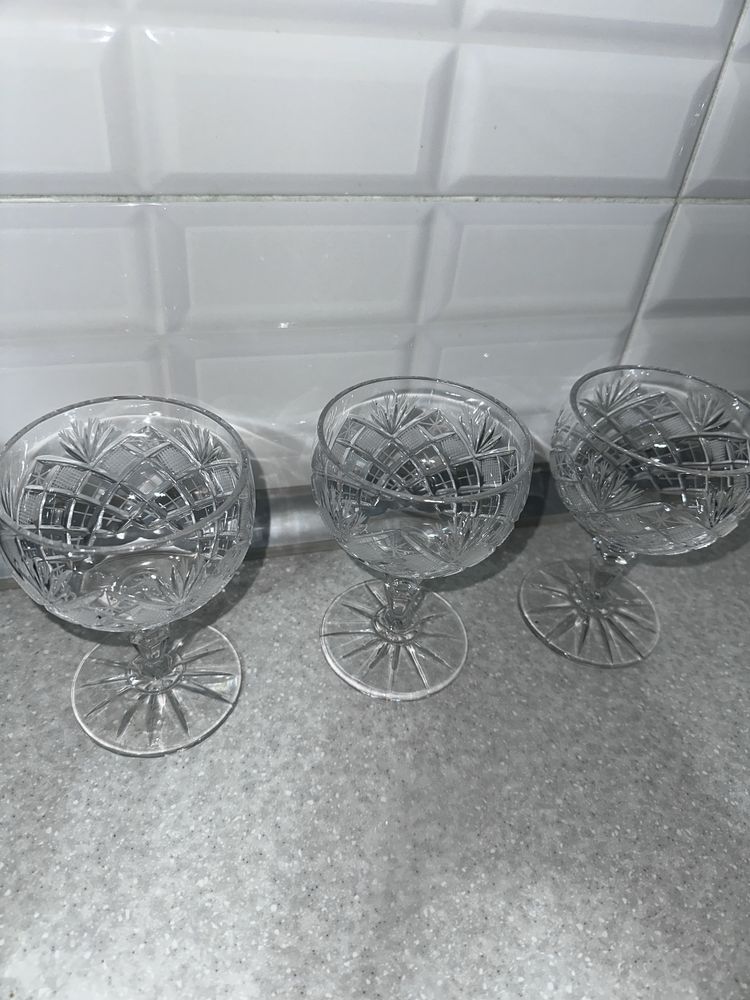 Продам 3шт хрустальных варенницы