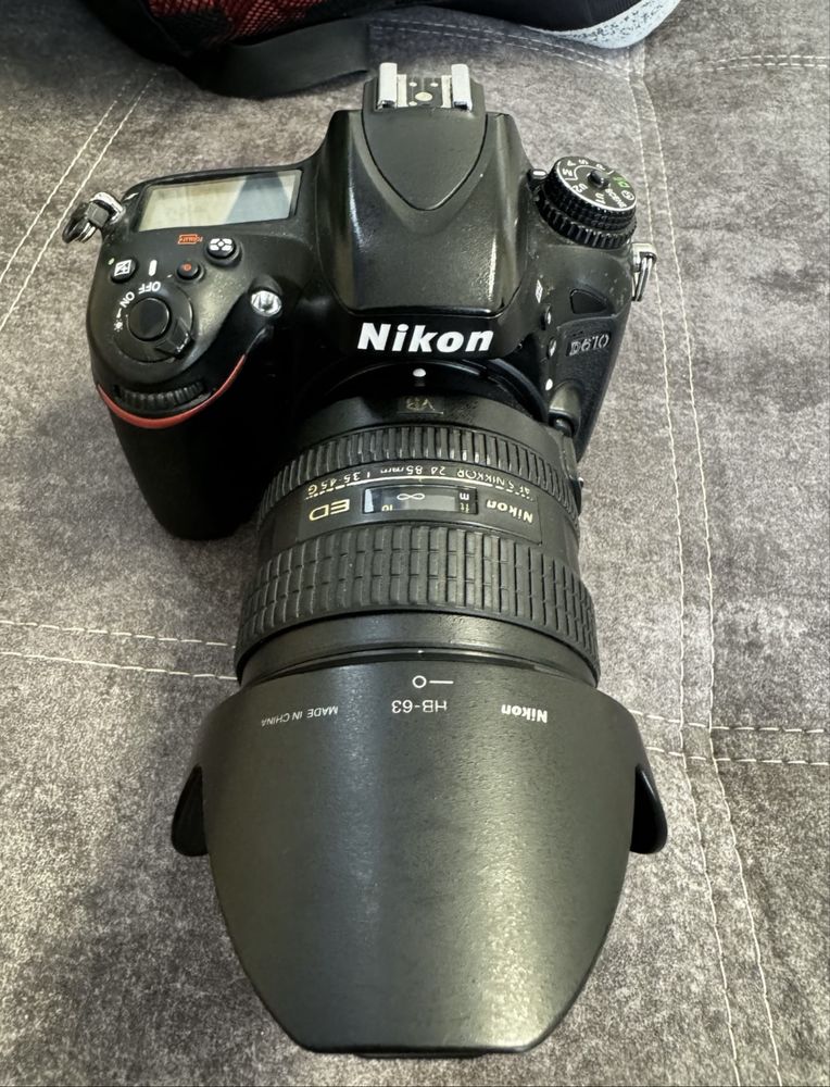 Nikon d610 с объективом nikkor 24-85 (3.5-4-5)