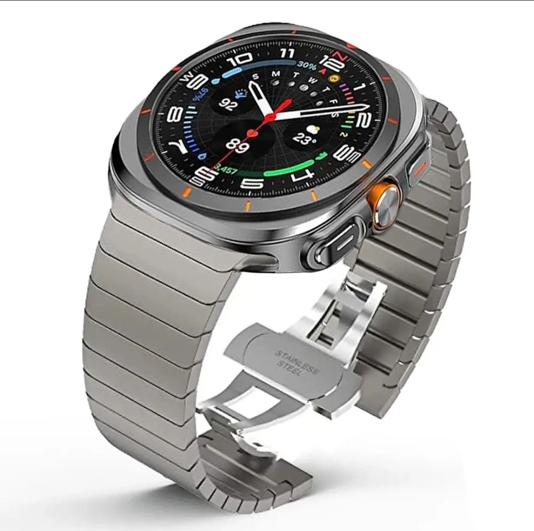 Комплект титановый ремешок и корпус на Samsung watch 7 ultra. 47mm