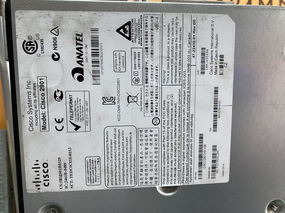 Маршрутизатор Cisco 2901