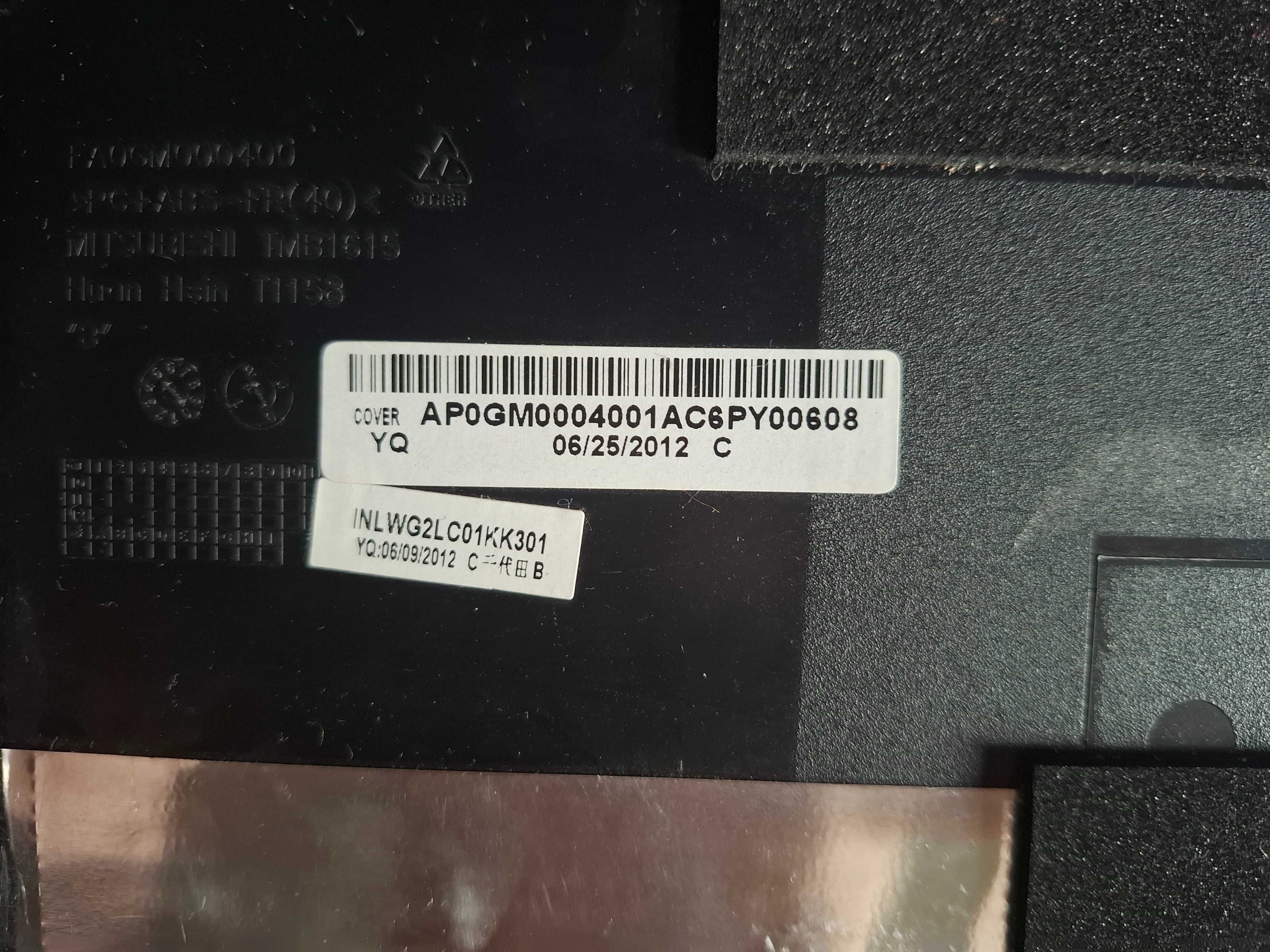 ПРОДАМ крышку матрицы части А и B для ноотбука Lenovo G 570. НОВЫЕ !