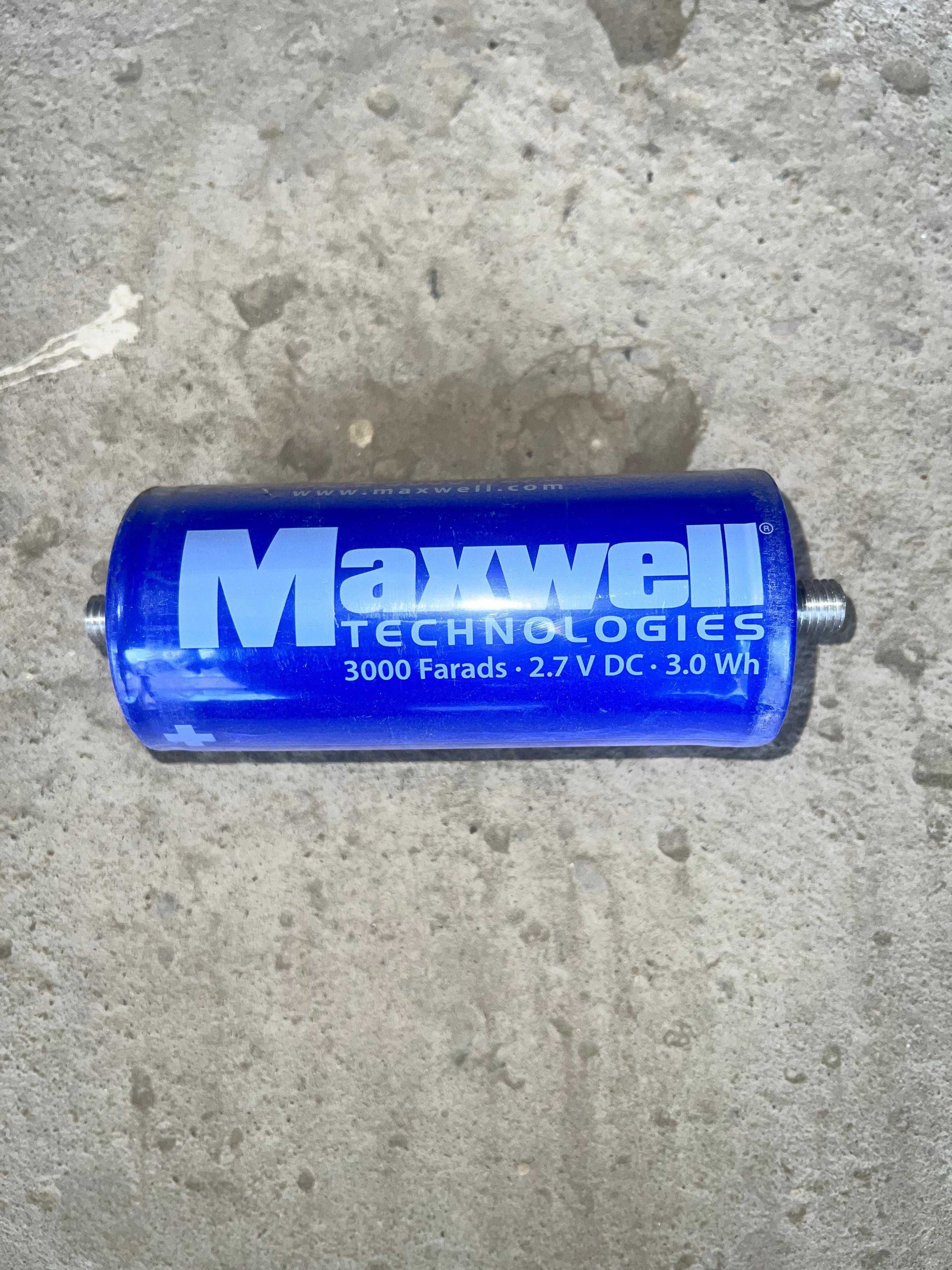 суперконденсатор Maxwell 3000 Фарад 2,7 В DC 3,0 Вт·ч