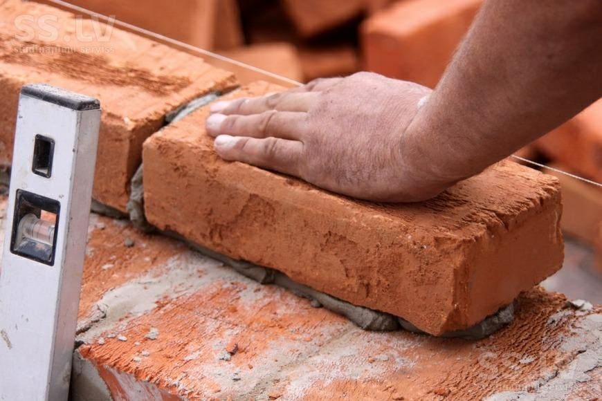Кладка облицовочный кирпич, газаблок, шлакоблок, кладка черновой кирпи