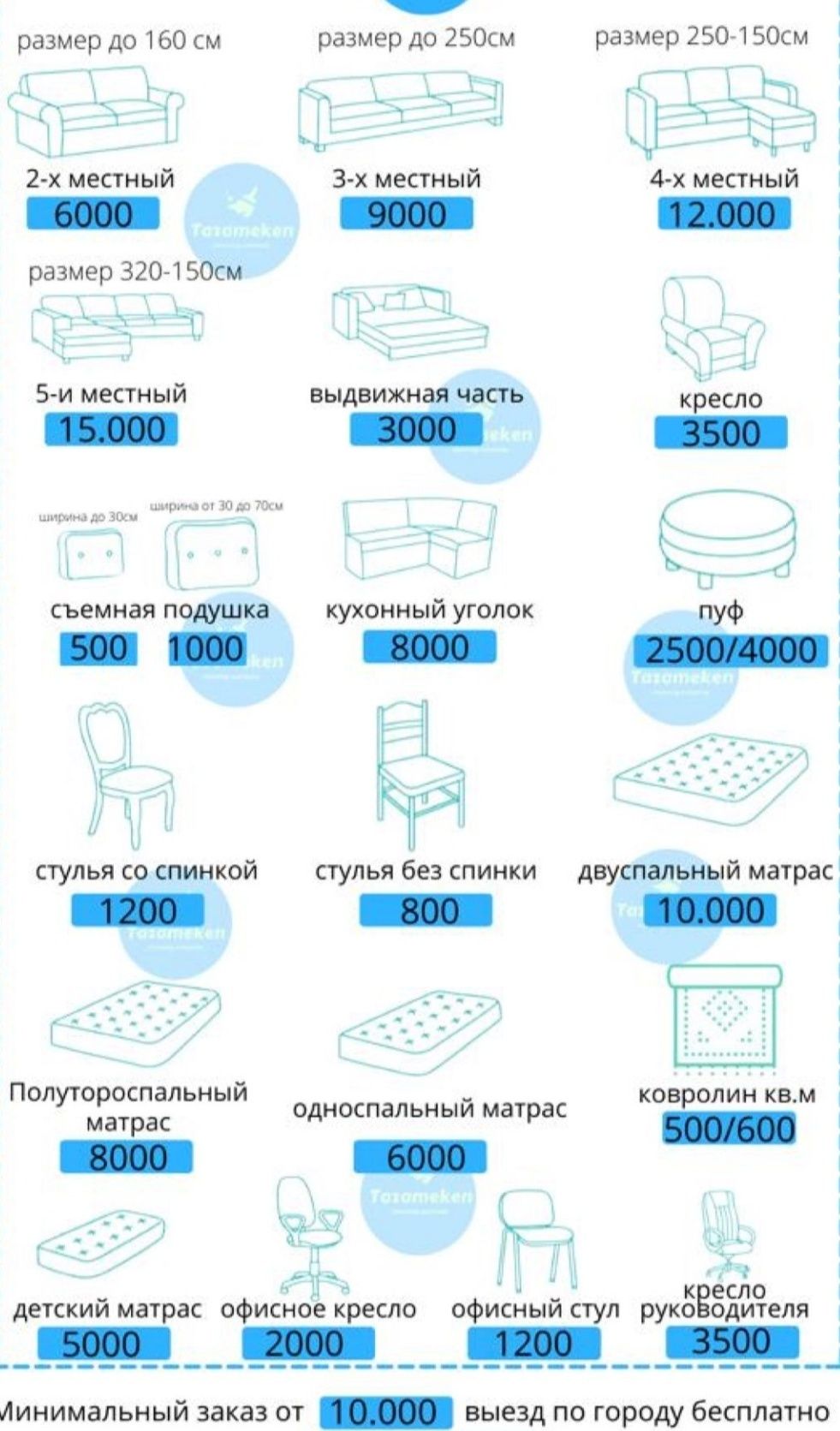 Аренда моющего пылесоса+сушка+химия 0.5+щетка.Каспий Ред. 10 тыс