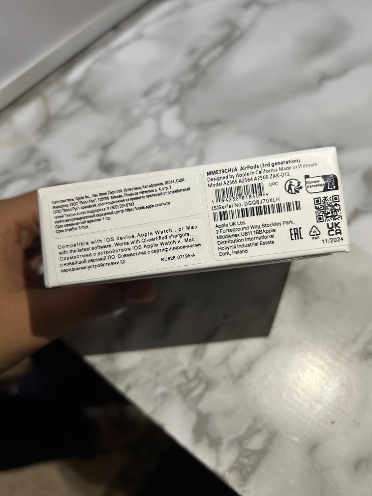 Apple AirPods Gen 3 - Seal Packed, Brand New
