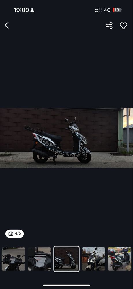 Мопед м8 Venom 150