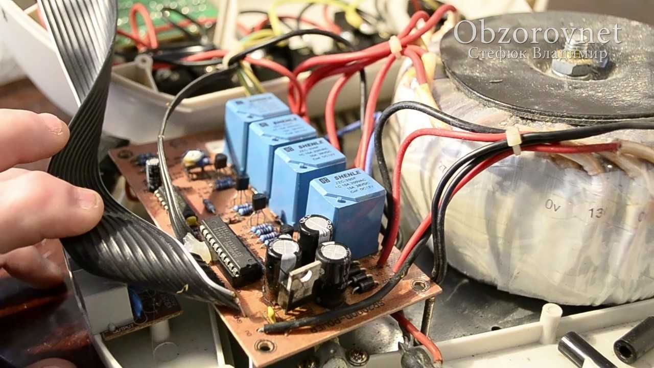 Ремонт стабилизатора напряжения 220 В, 380 В ИБП UPS