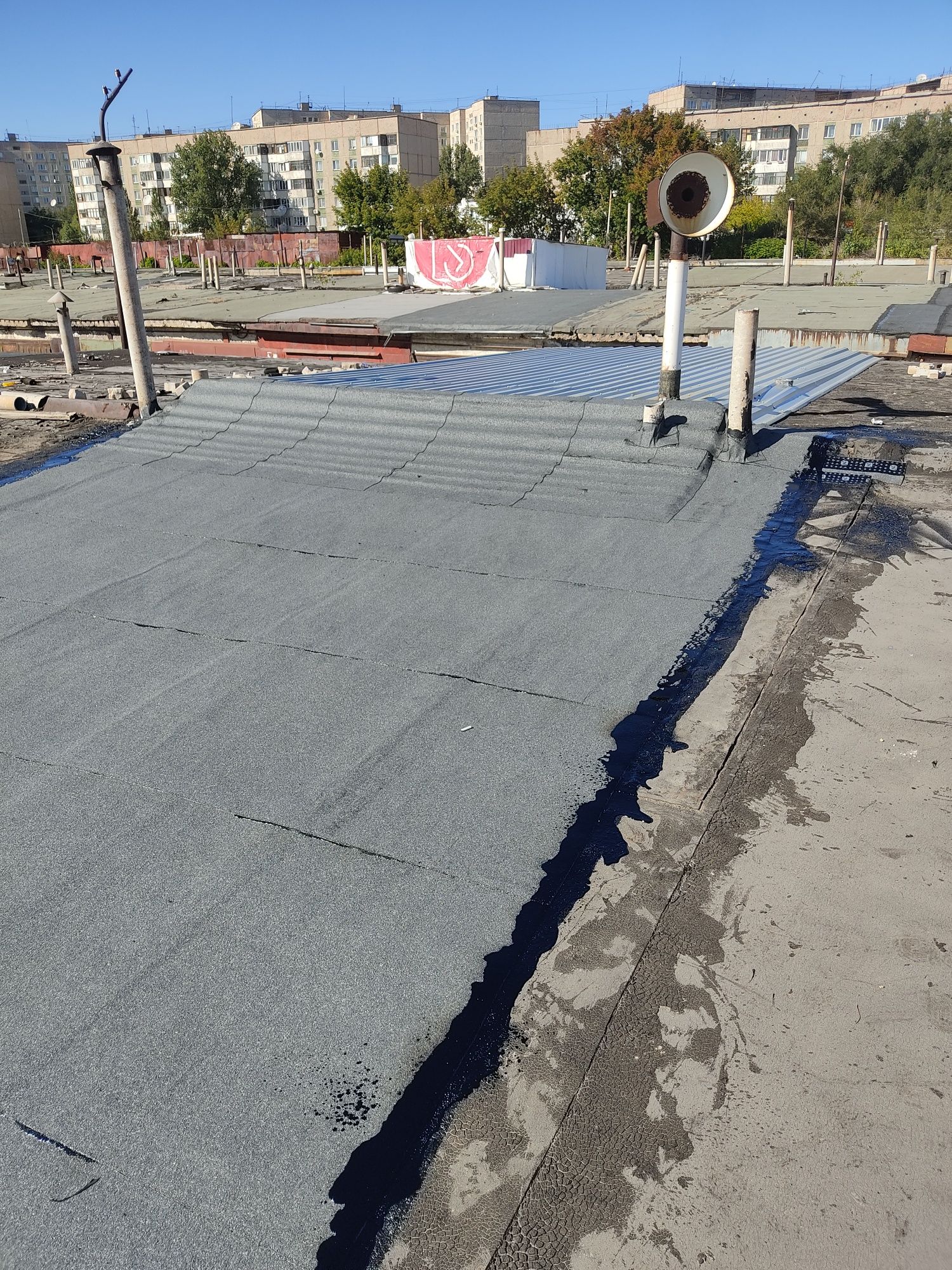 Ремонт мягкой кровли