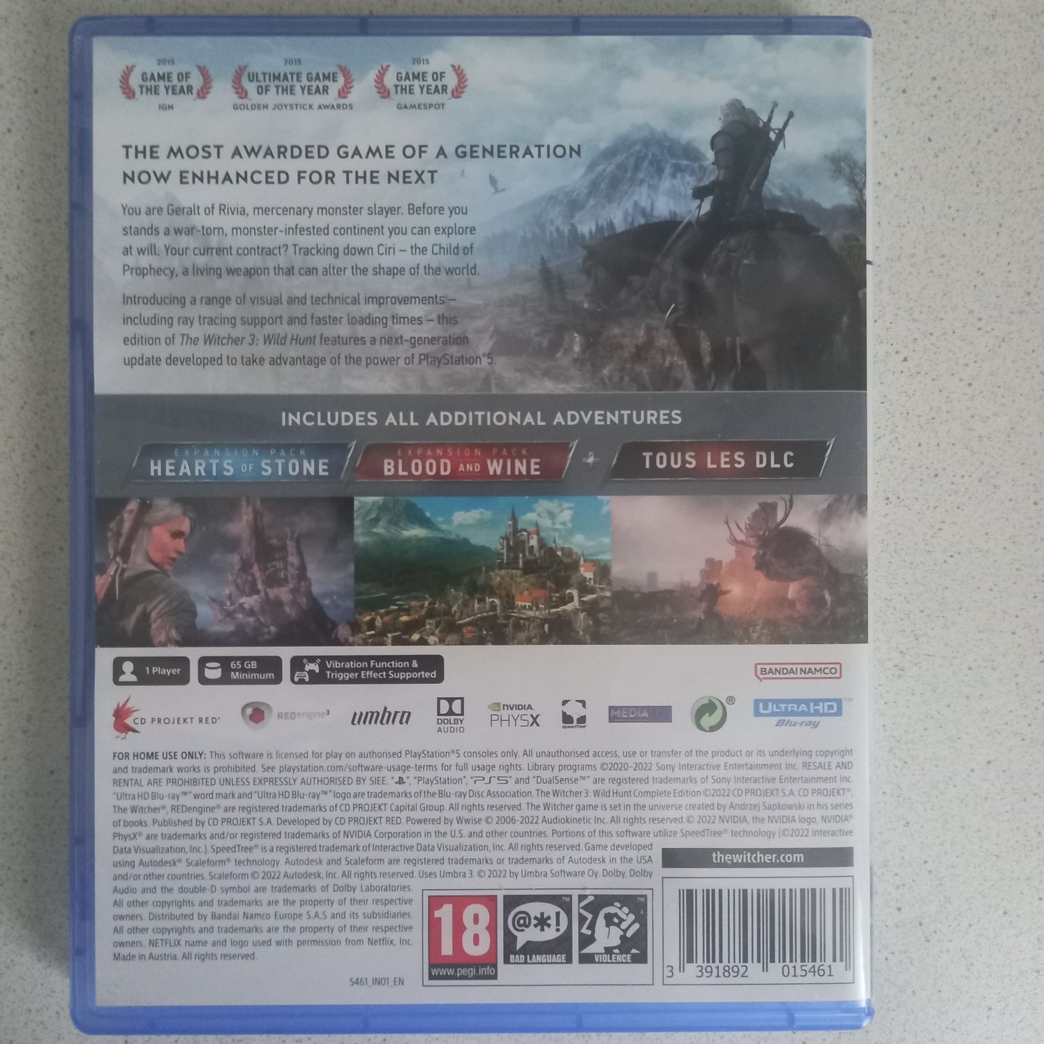 The Witcher 3 Полный комплект для PS5