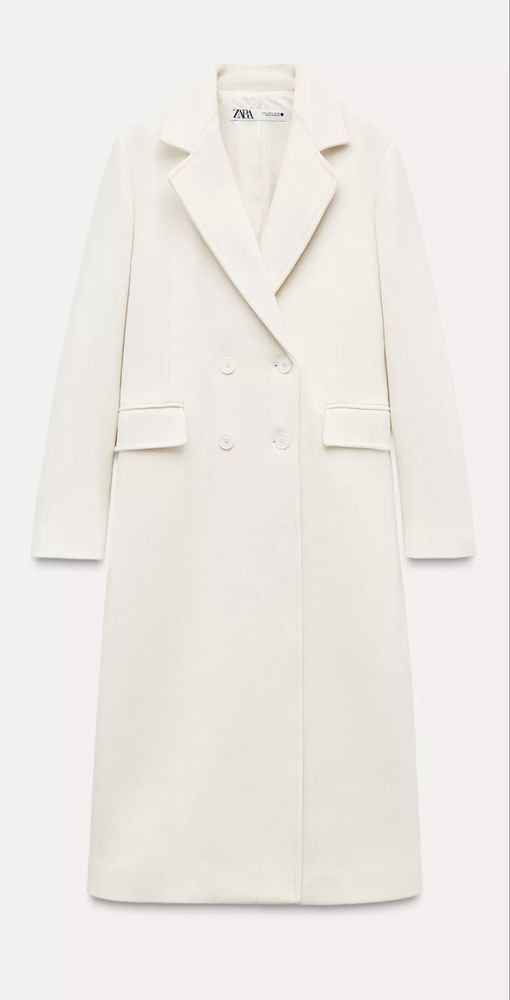 Шерстяное пальто Zara