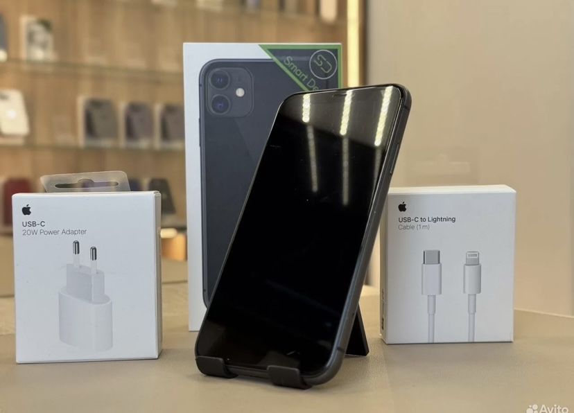 iPone 11 черный цвете 128гб