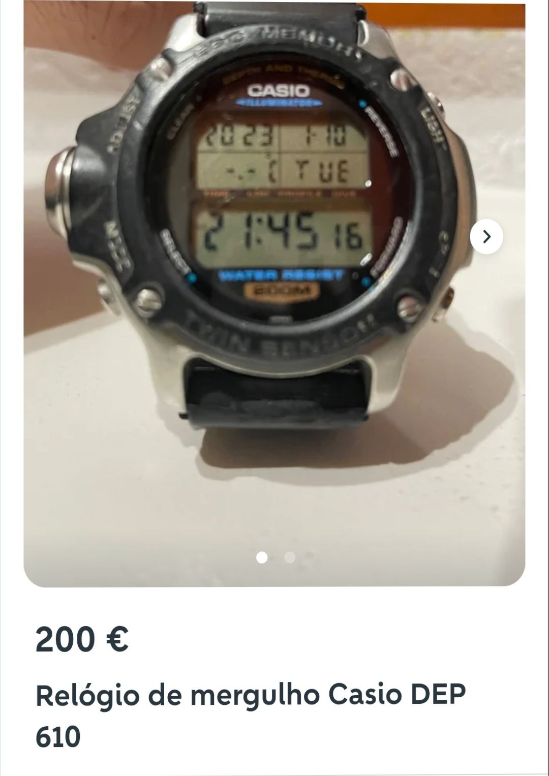 Часы Casio для дайвинга. Vintage
