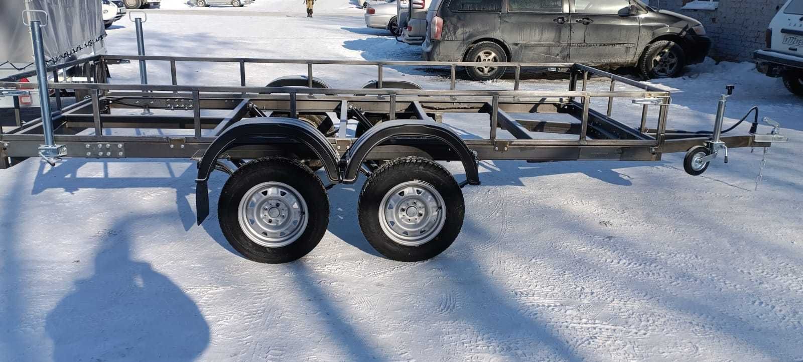 Прицеп двухосный 3,5 * 1,5 м, с ПТС 2025 г.в.
