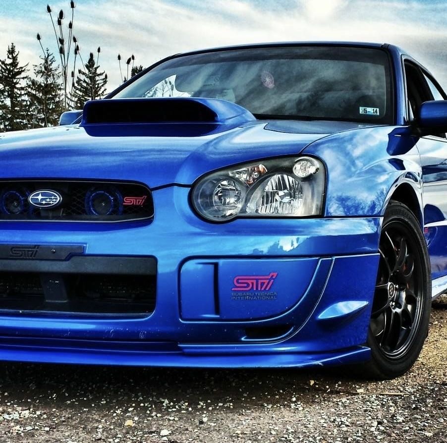 Губа Lip STI Subaru Impreza GDB Конь