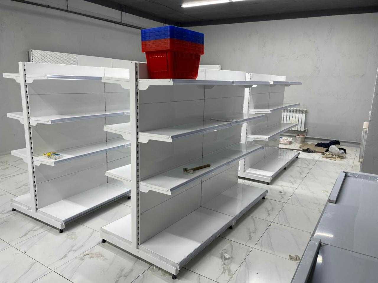Полки стелажи ветрины торговое оборудование для магазина г. Костанай