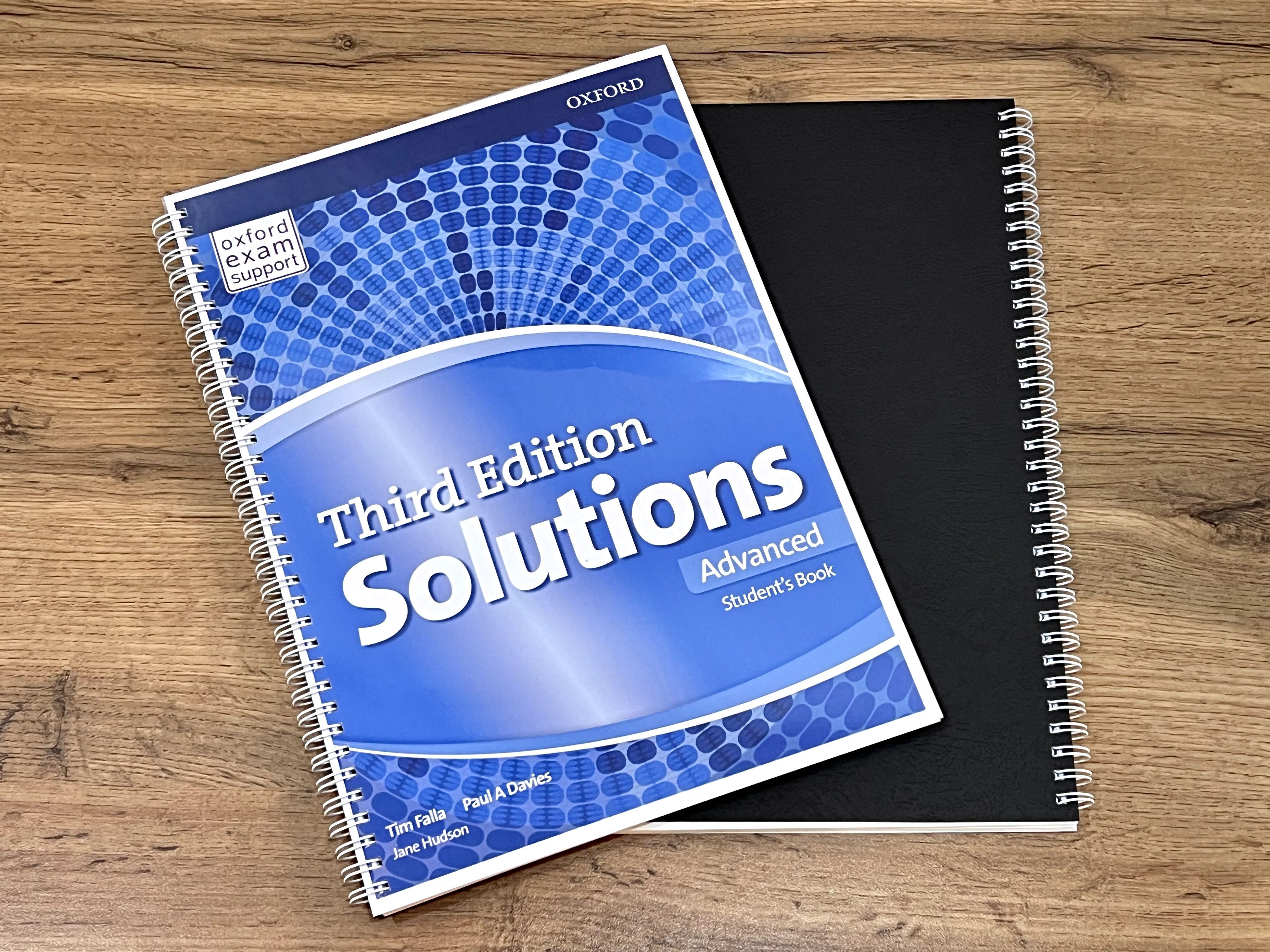 Учебники Solutions Advanced 3 издание Супер качество