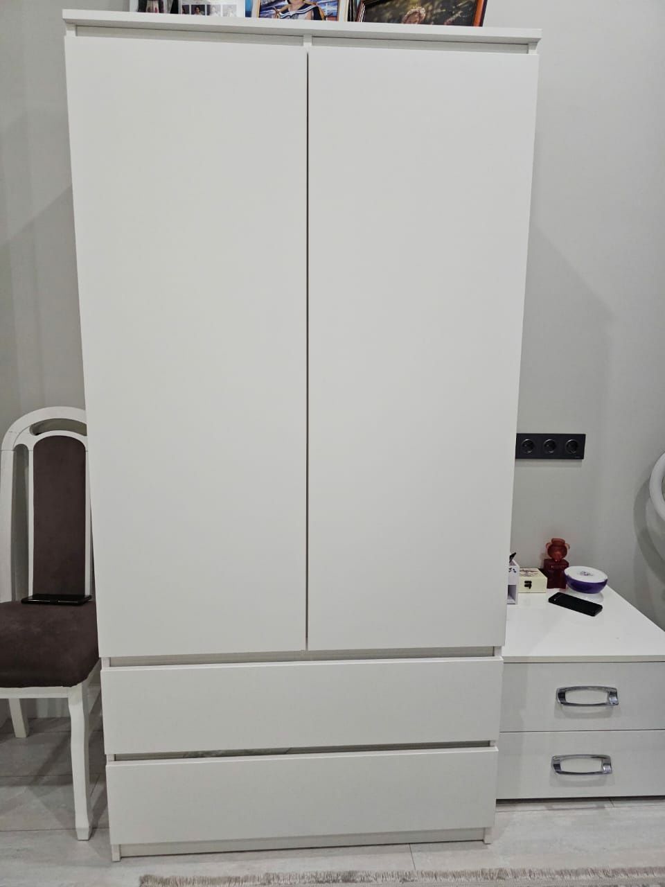 Кровать-чердак LEGENDA 75x175 см, белый,